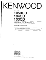 Kenwood 1050-CD-Owners-Manual 